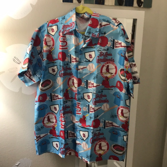 st louis cardinals button down shirt